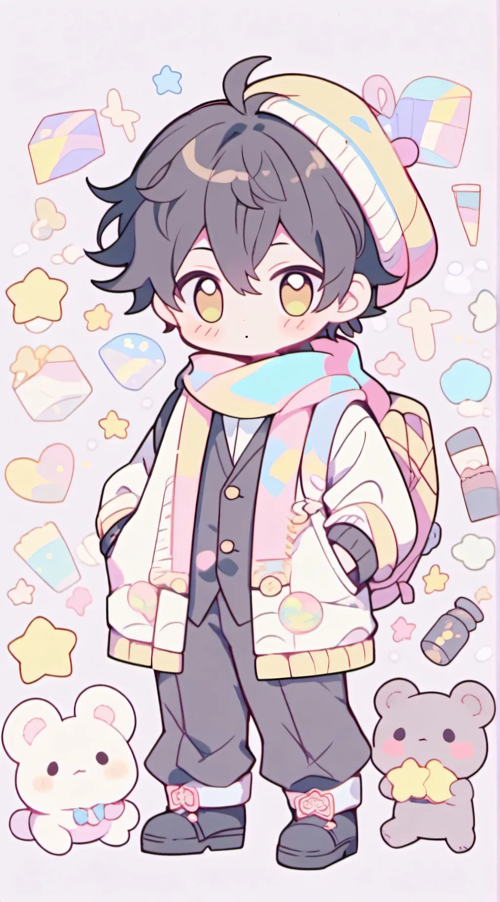 ai character: Erasermic family  background