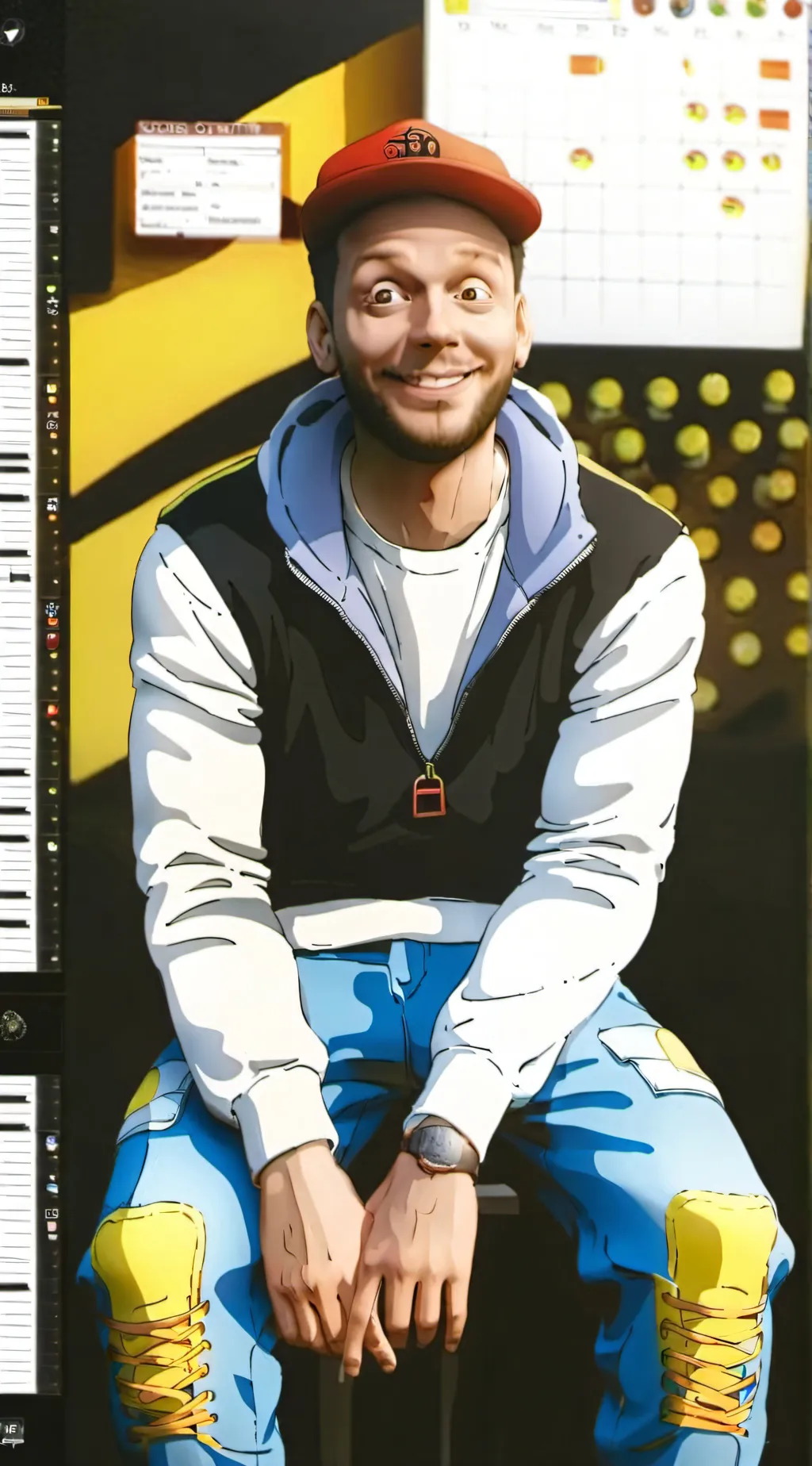 ai character: TomSingss background