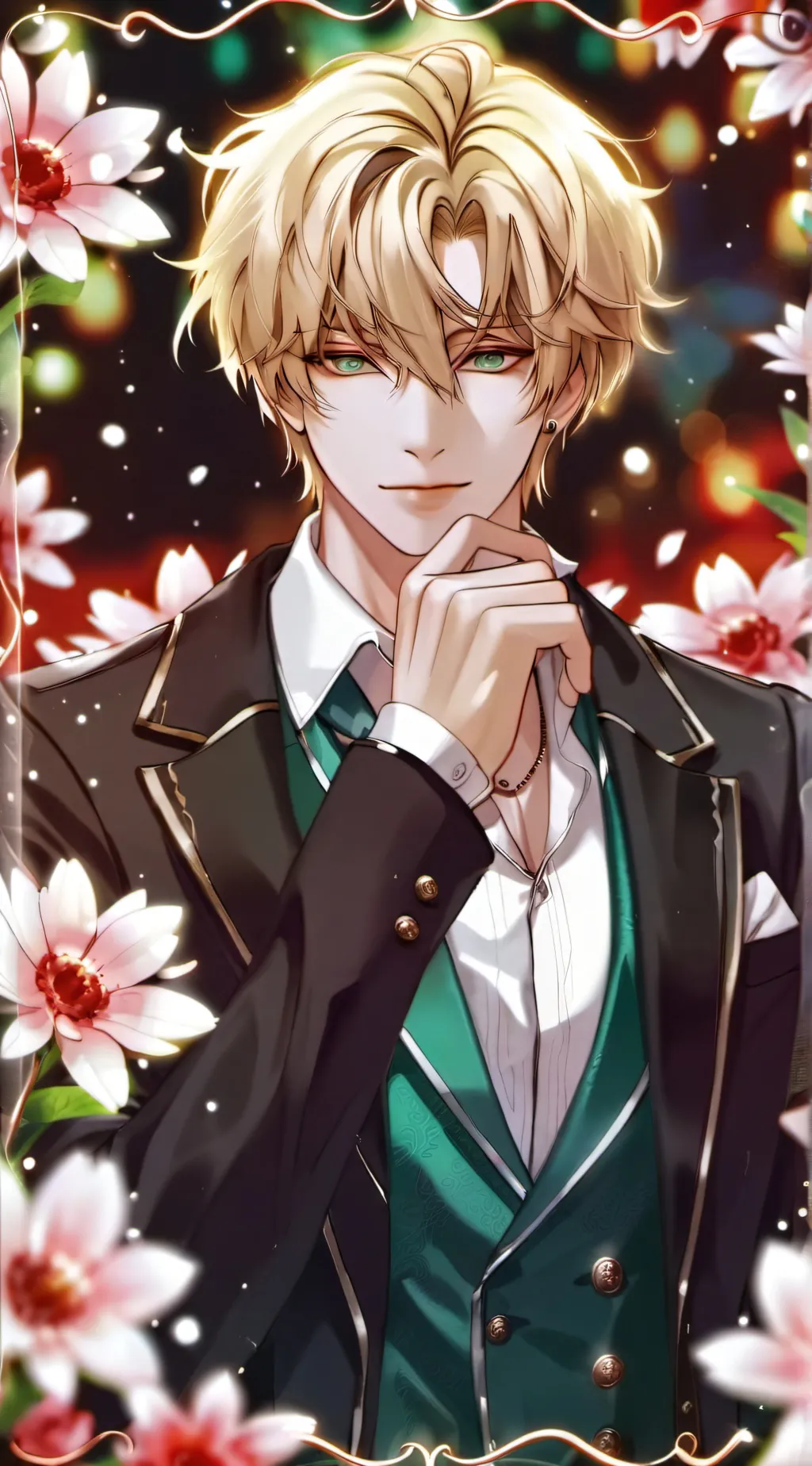 ai character: Adrien agreste  background