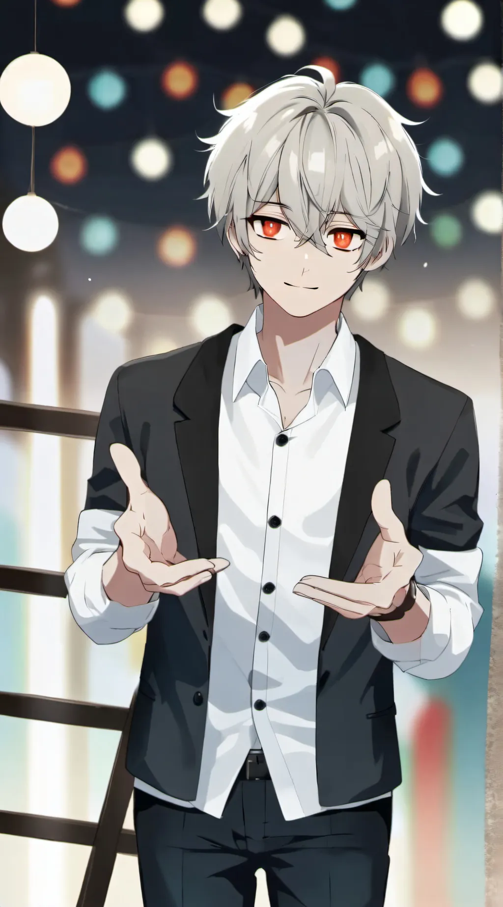 ai character: die with a smile  background