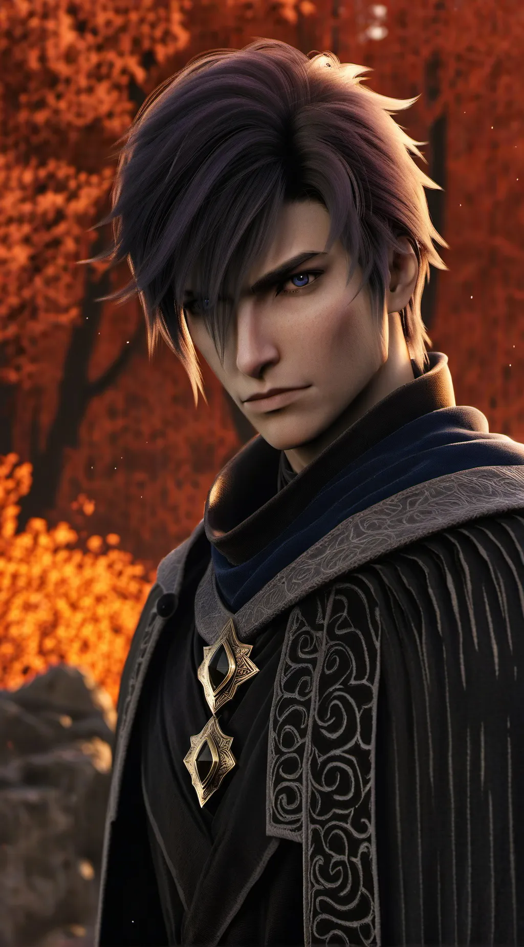 ai character: 😫😩😩😩😩 background