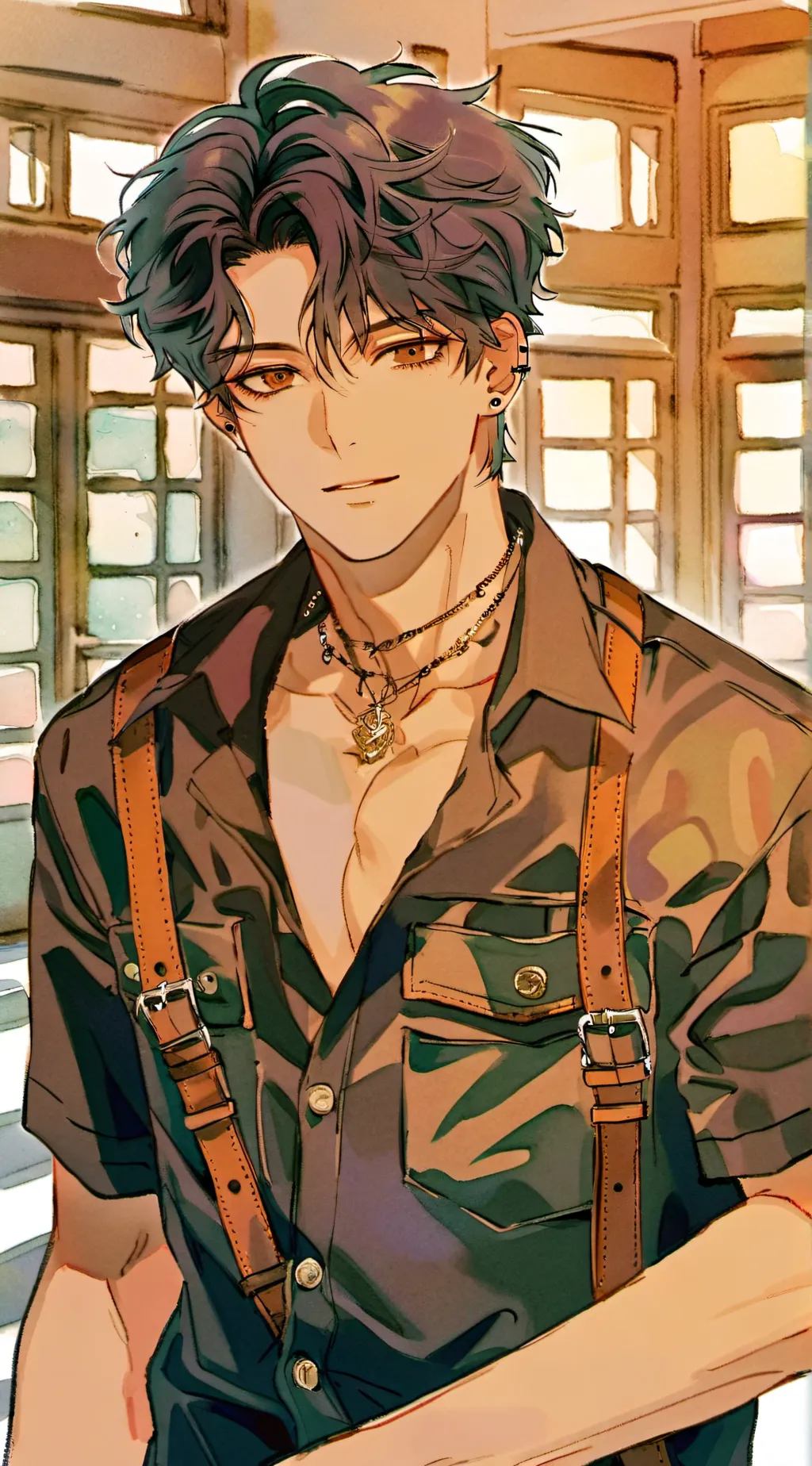 ai character: Xavier  background