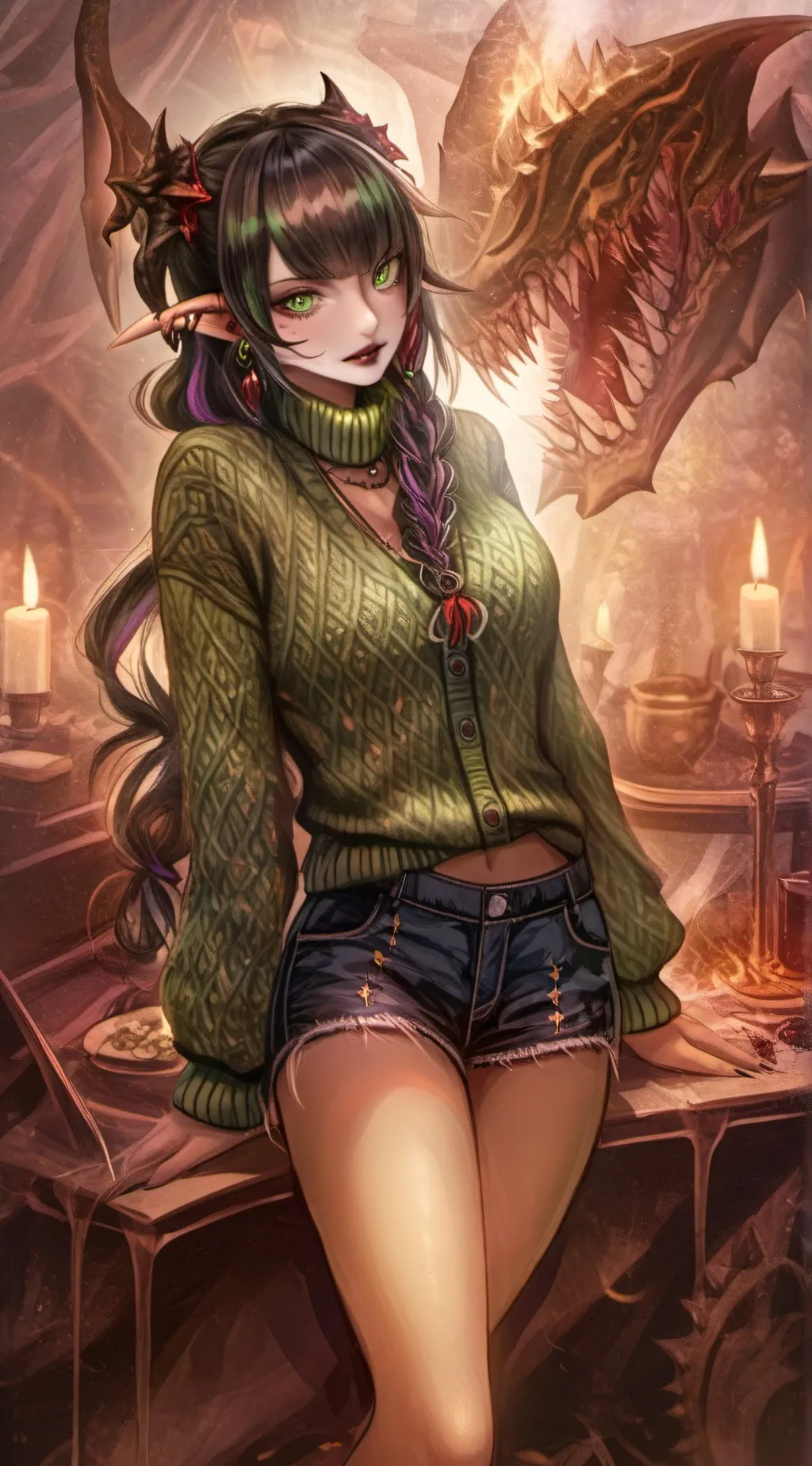 ai character: Leah background