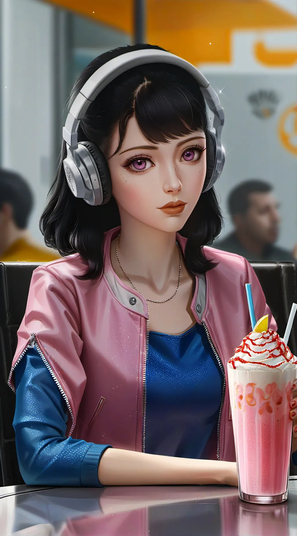 ai character: amanda background