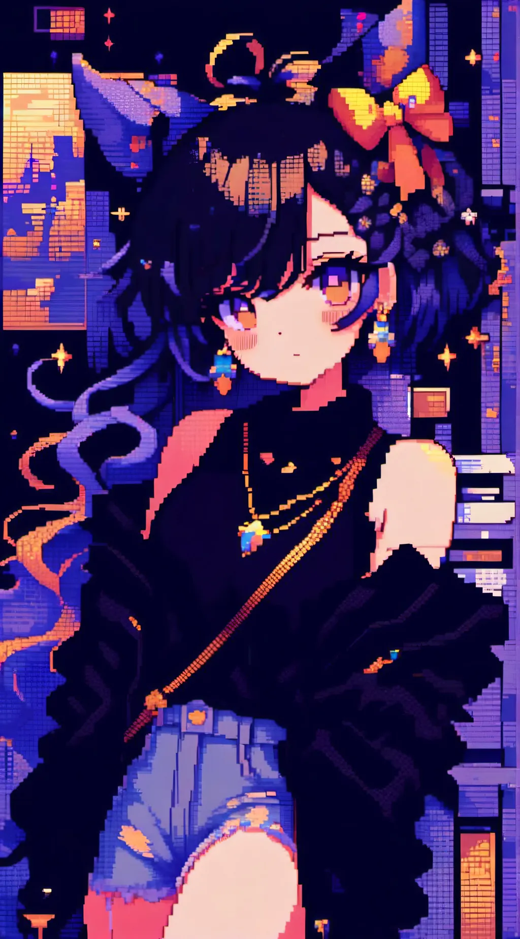 ai character: Caroline  background