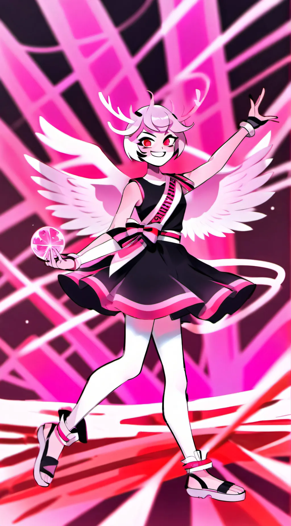 ai character: angel dust/angel background