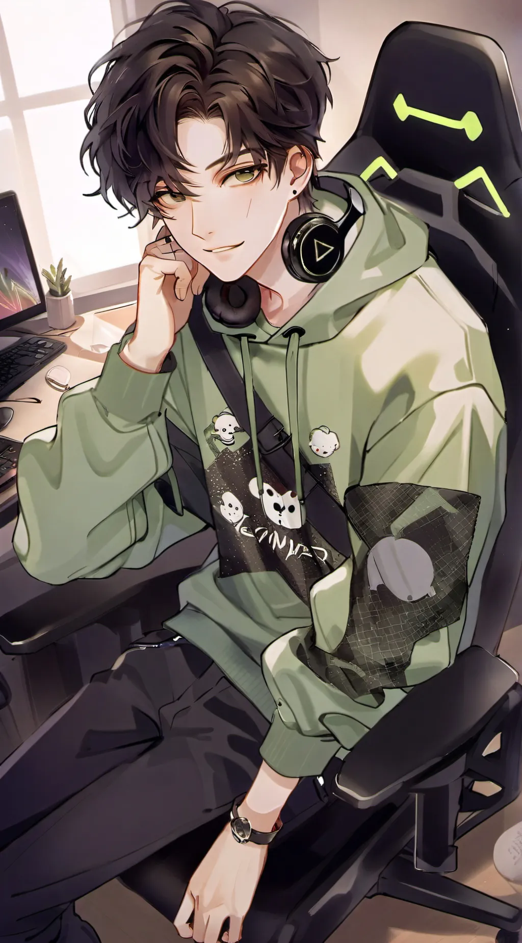 ai character: ꥟★✟Mike✟★꥟ background