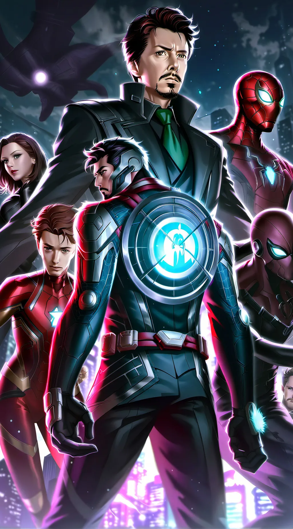 ai character: The avengers background