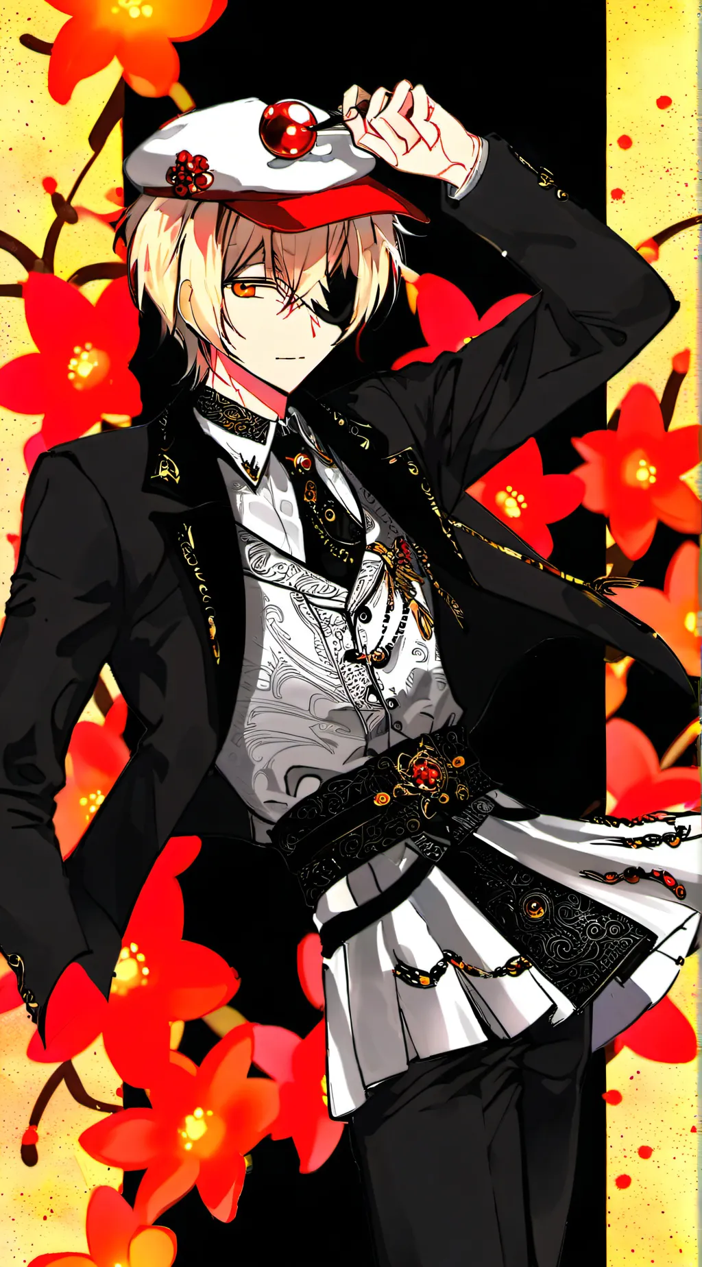 ai character: Try not to laugh background