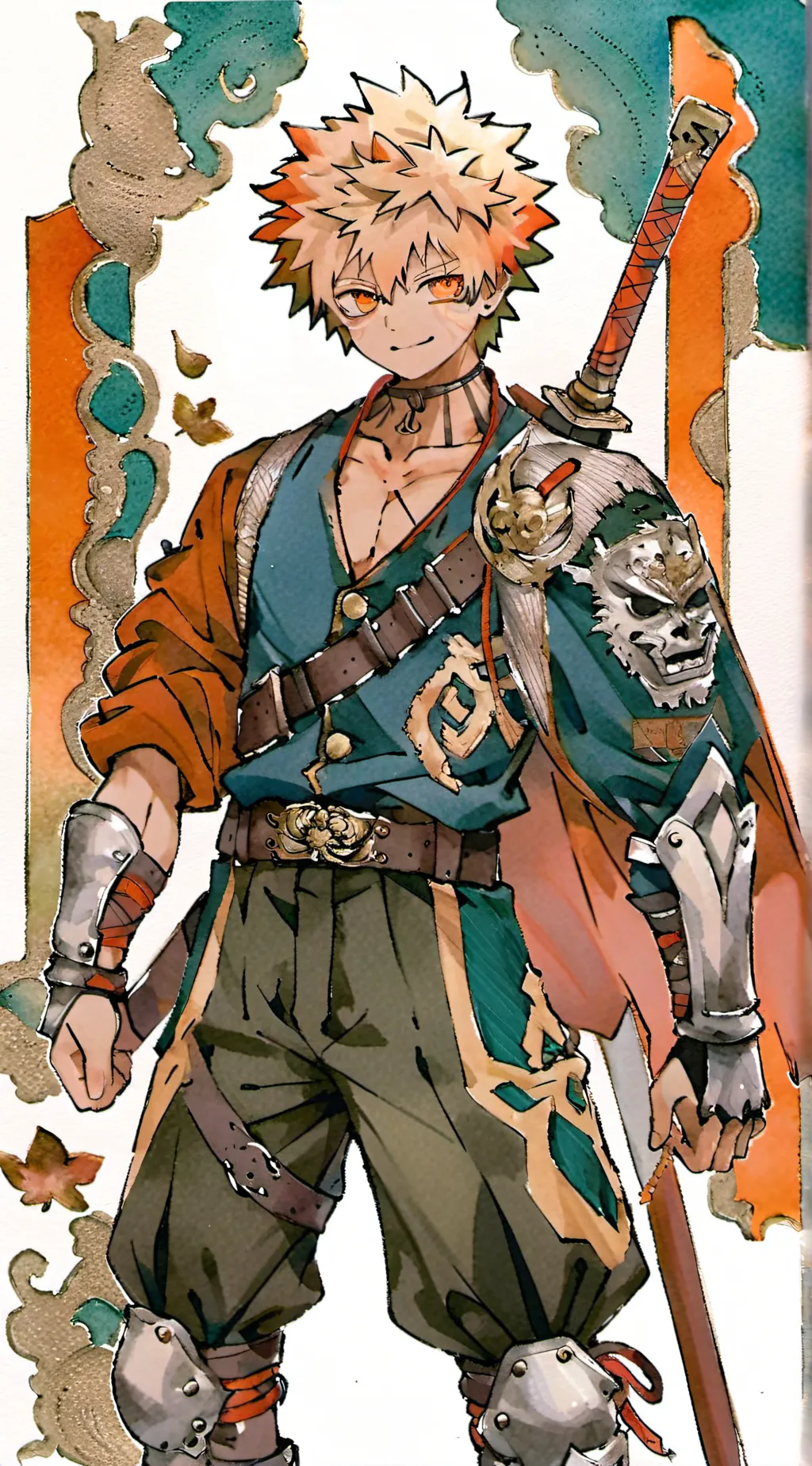 ai character: ♤°bakugo°♤ background