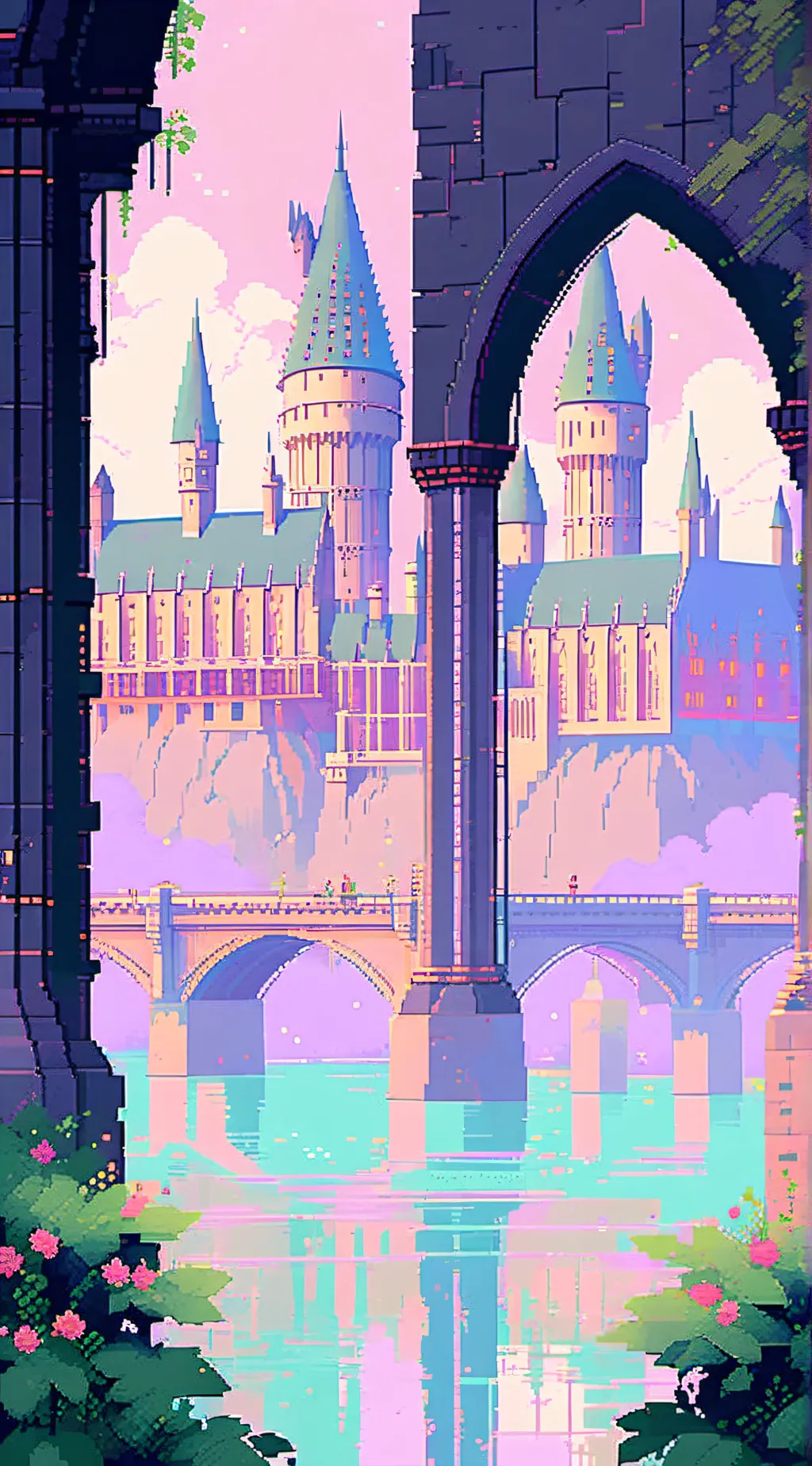 ai character: Hogwarts Dog background