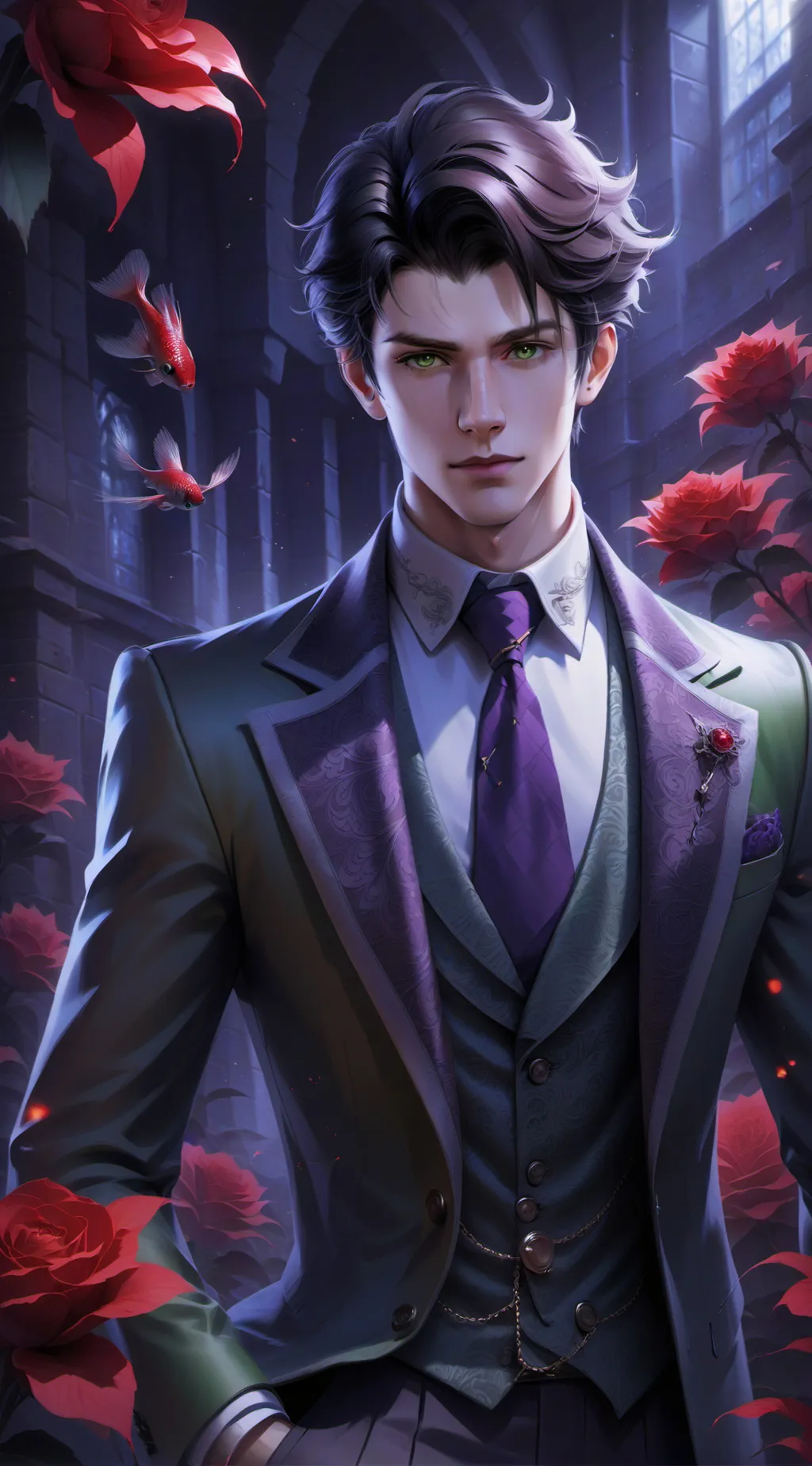 ai character: connor  background