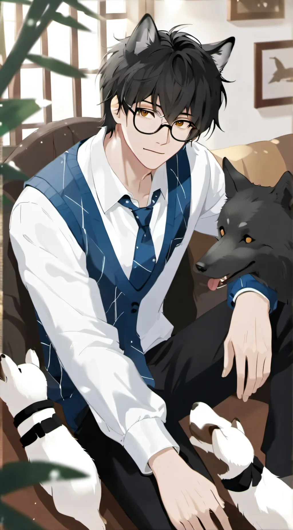 ai character: Zane  background