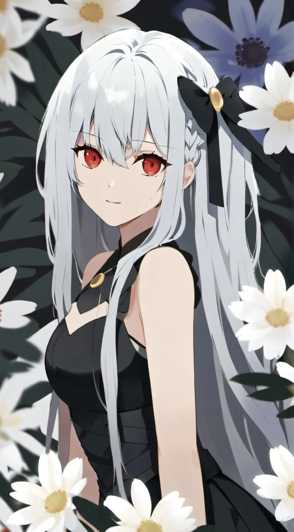 ai character: Snowy background