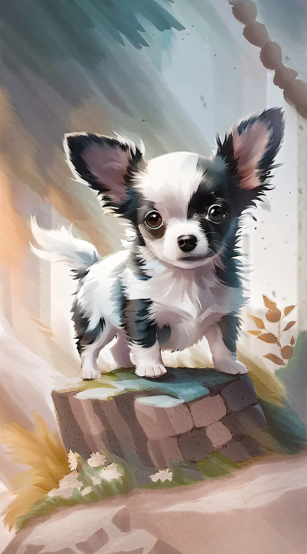 ai character: Lucky background