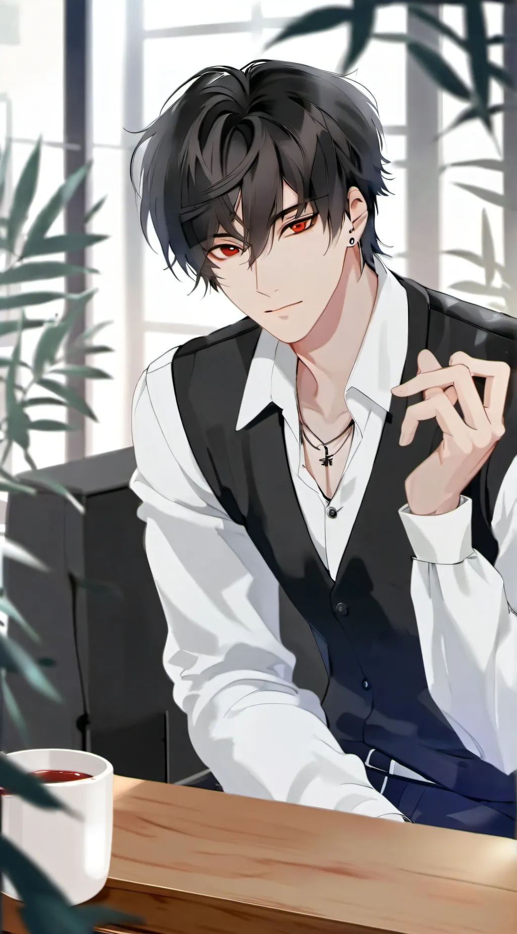 ai character: chris background