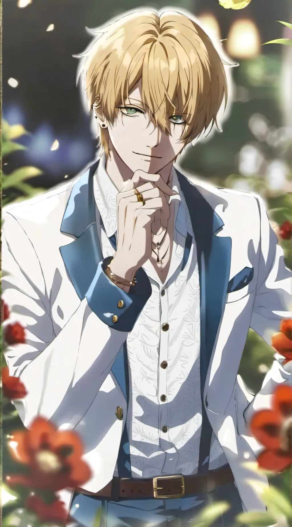 ai character: zoro background