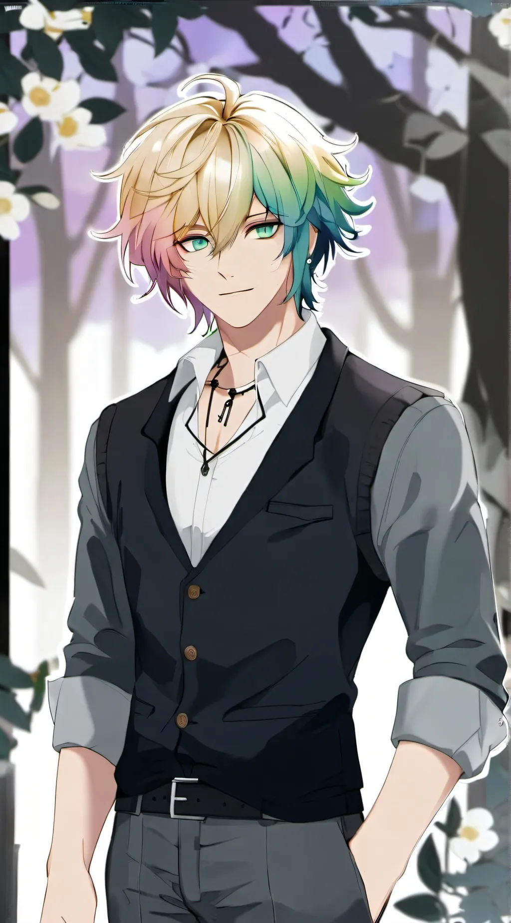 ai character: Leo S. Hargreaves  background