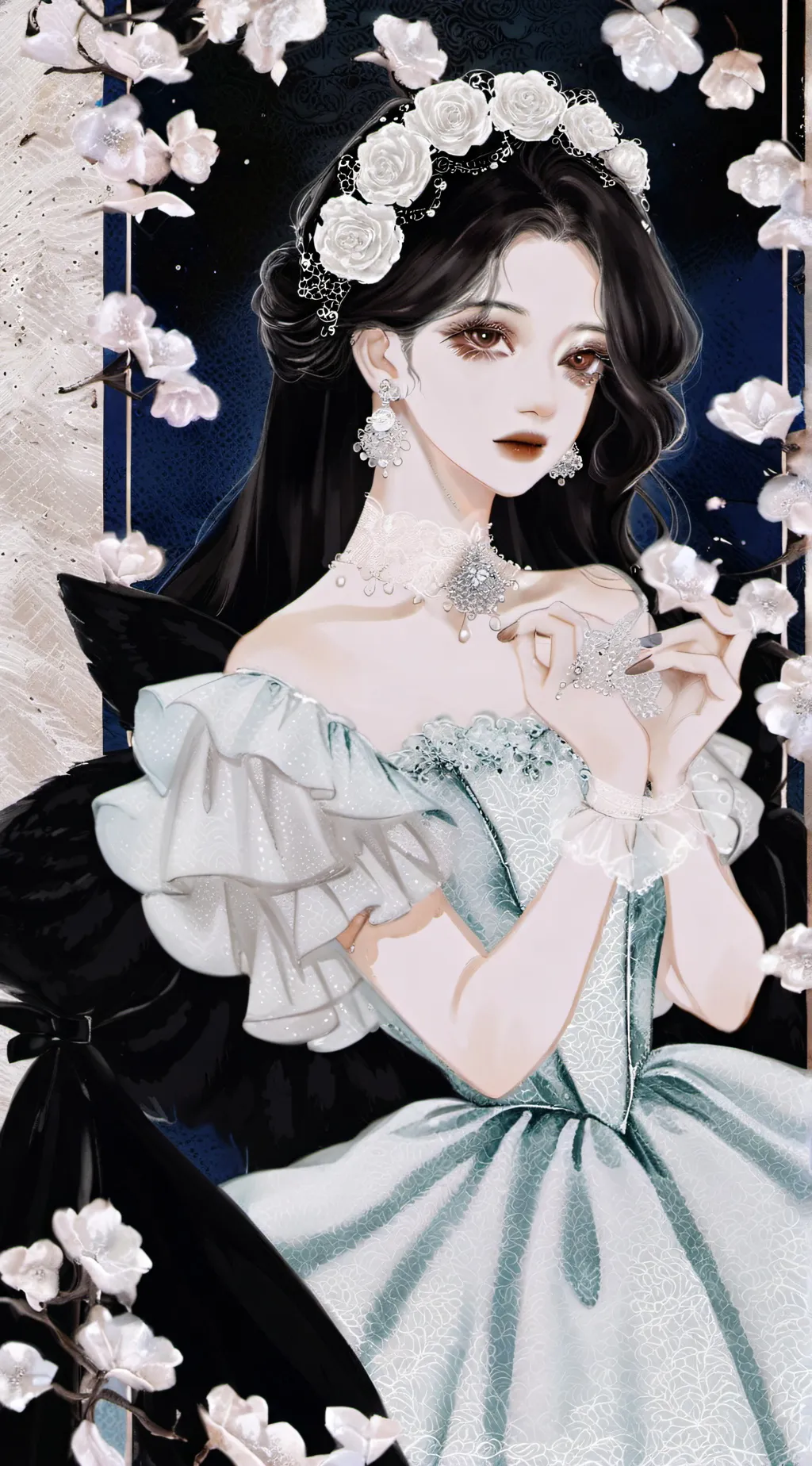 ai character: Catherine  background