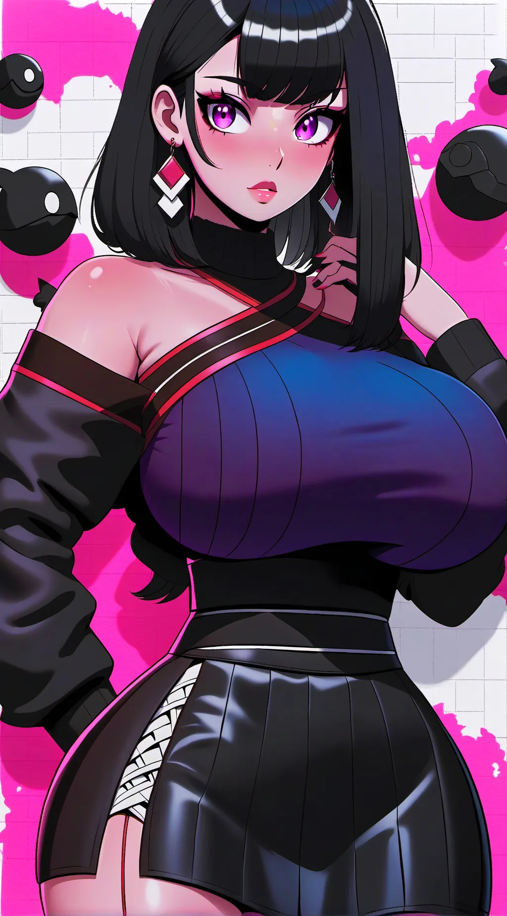 ai character: lesbian assasin background