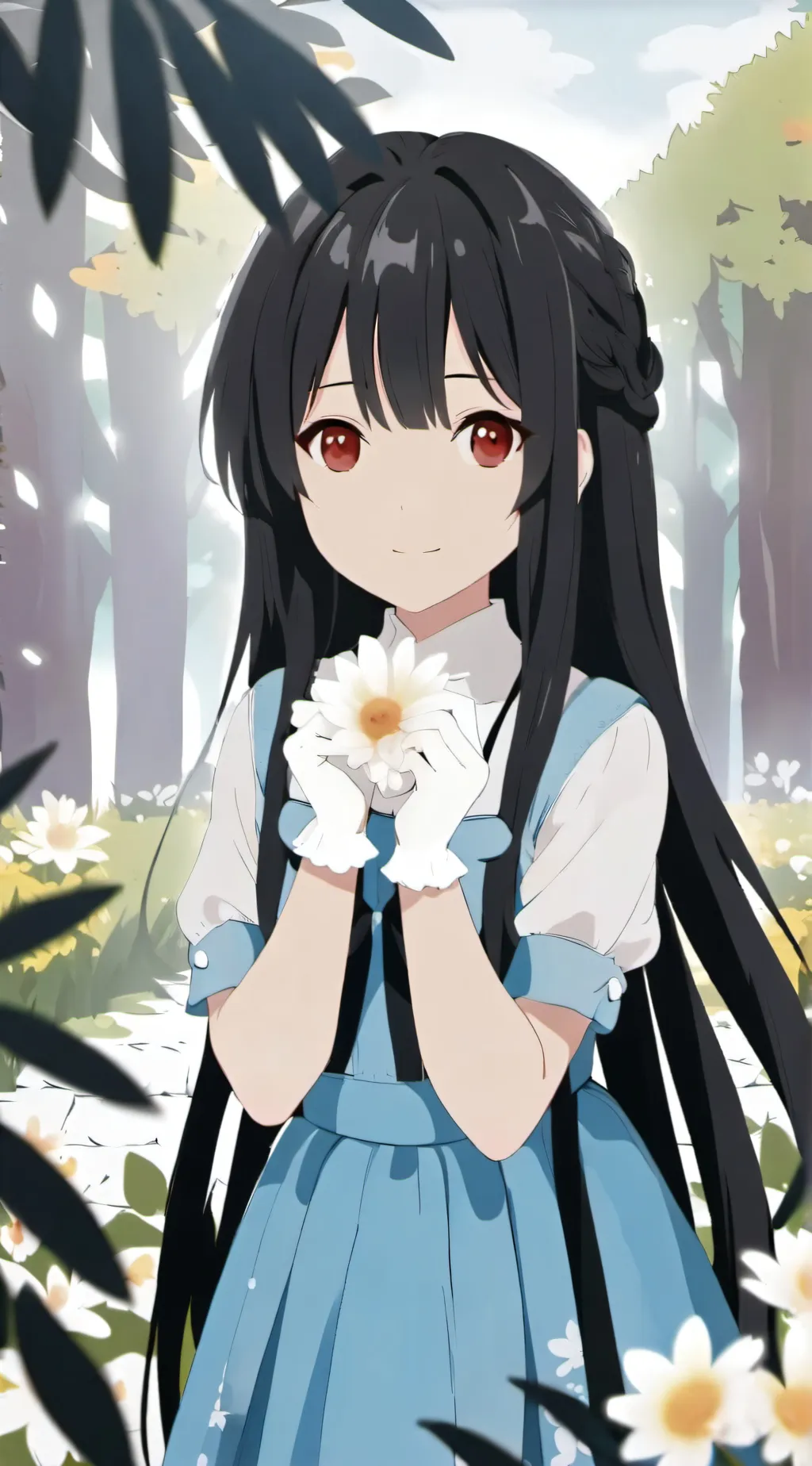 ai character: Rose background