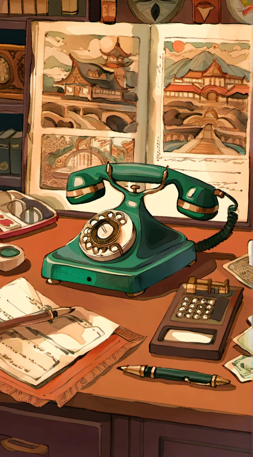 ai character: Thinki background