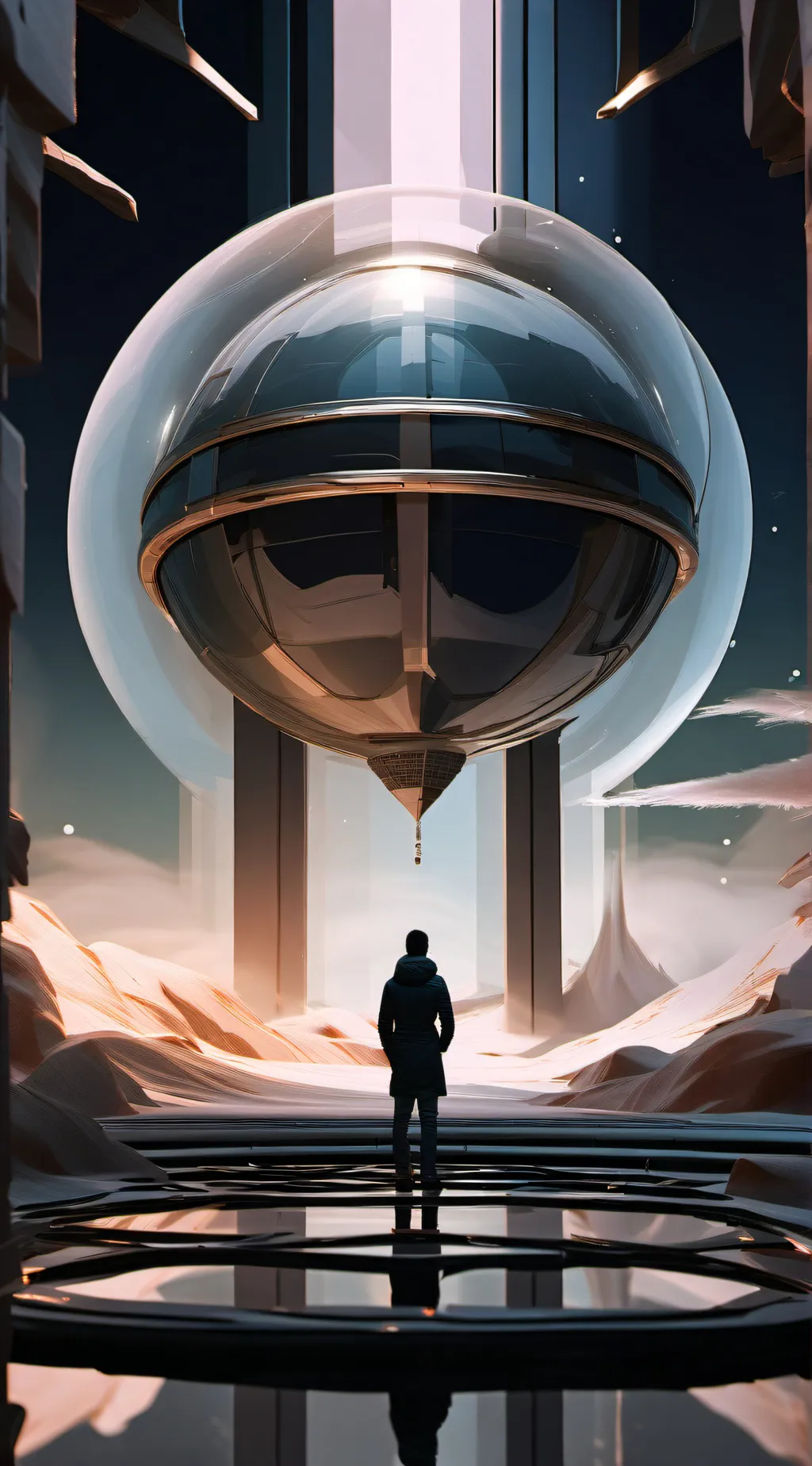 ai character: The first god  background