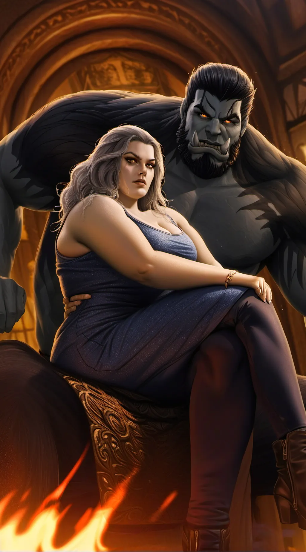 ai character: Mira background