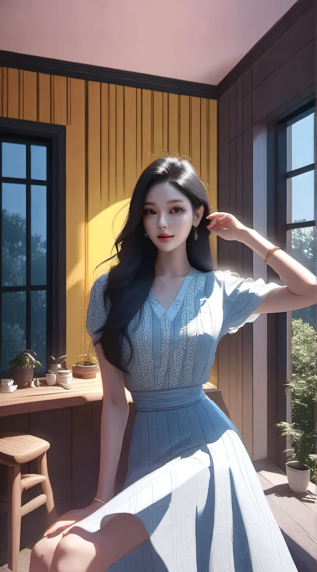 ai character: Geliya Okta background