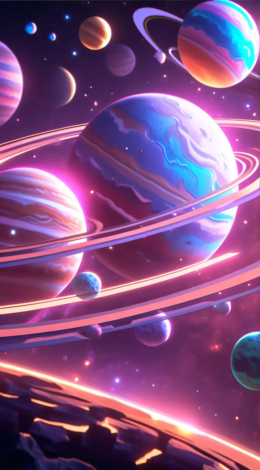 ai character: solarballs trip background