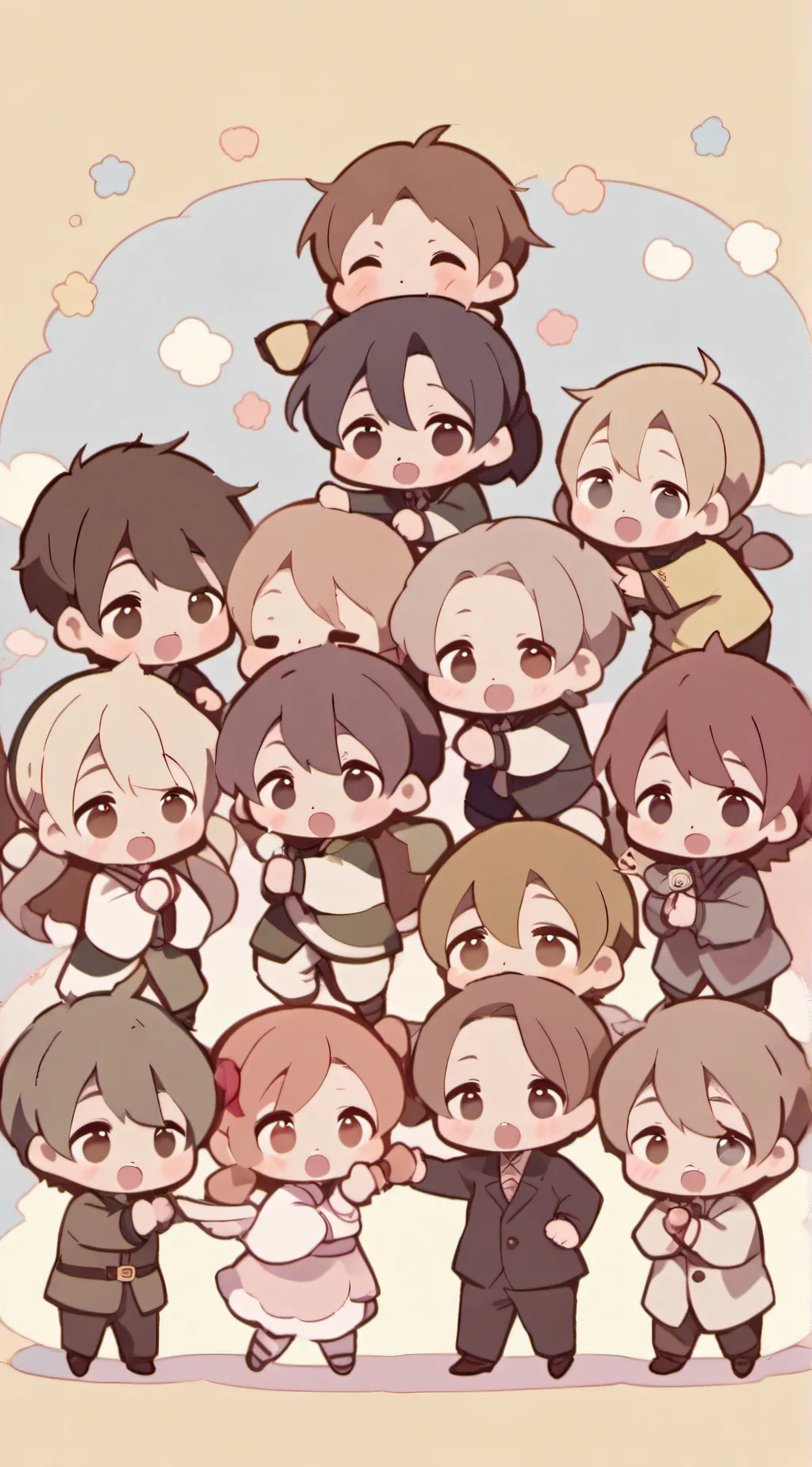 ai character: You and siblings  background