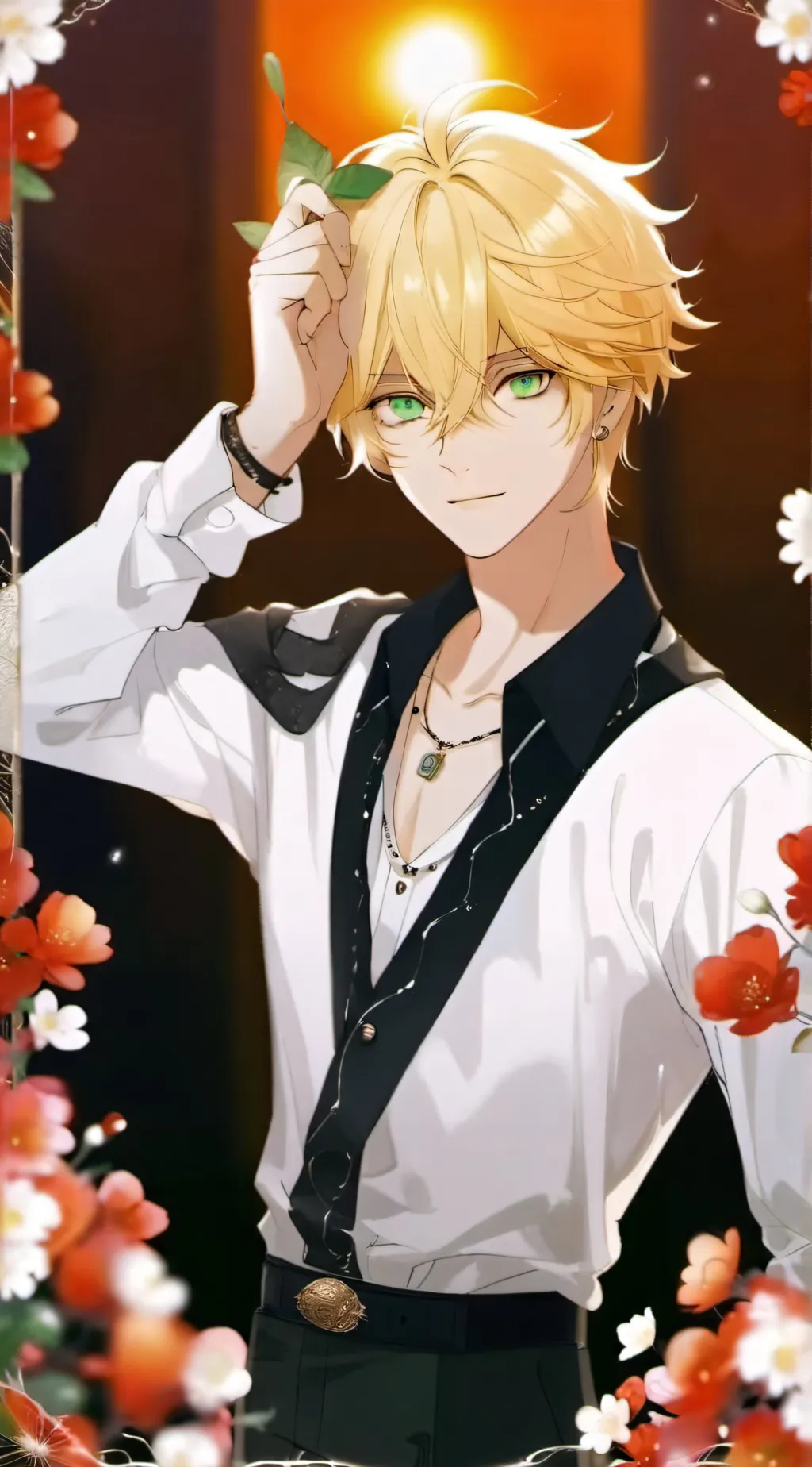 ai character: Adrien agreste  background