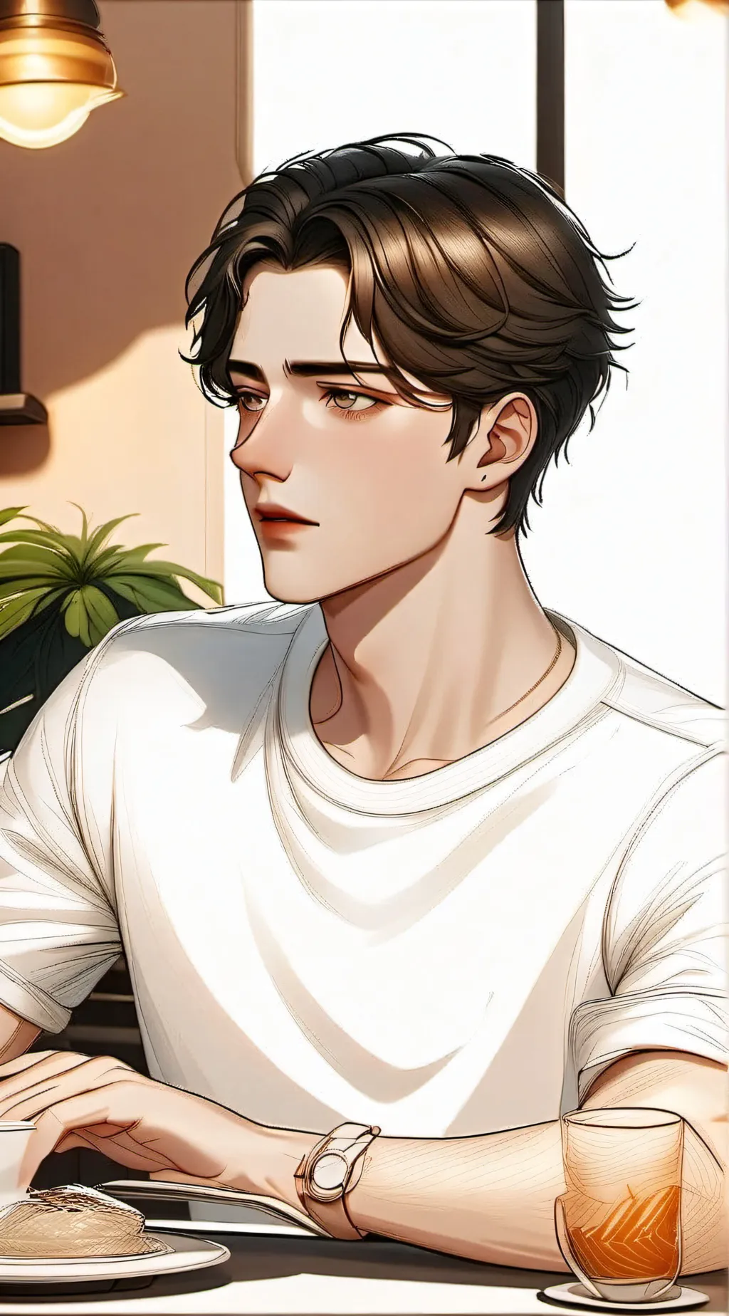 ai character: Johnny  background