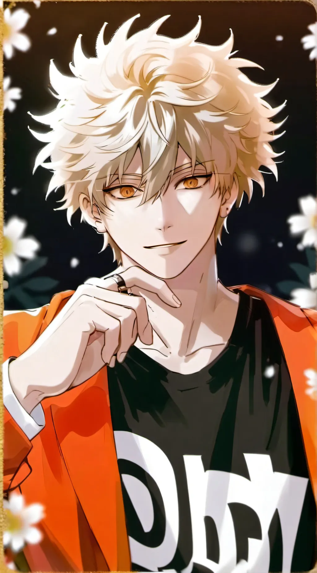 ai character: mha.Love hate eyes background