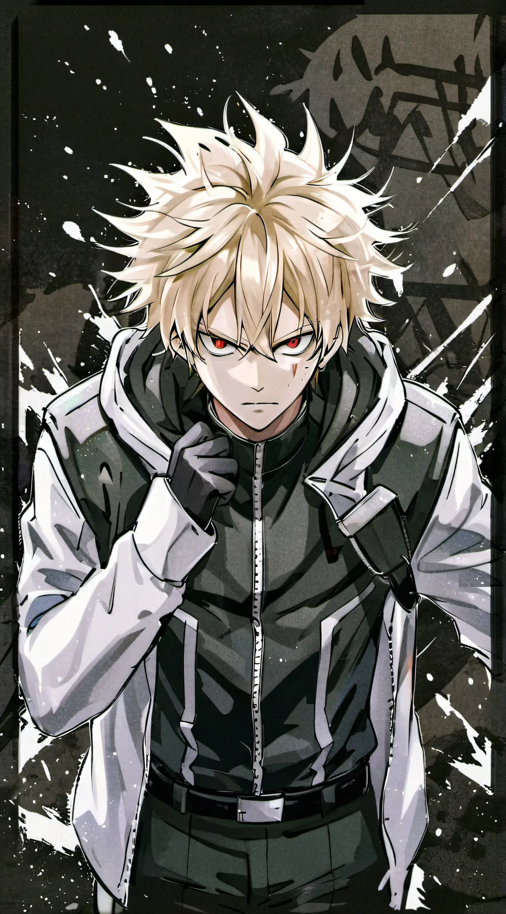 ai character: Bakugo/Dynamight background