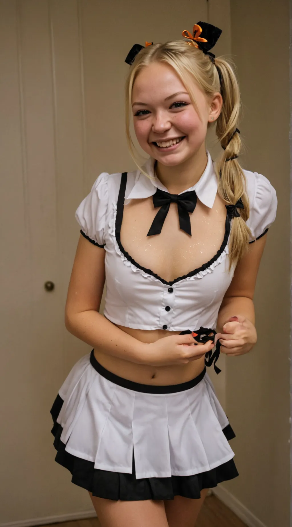 ai character: Tiffany  background