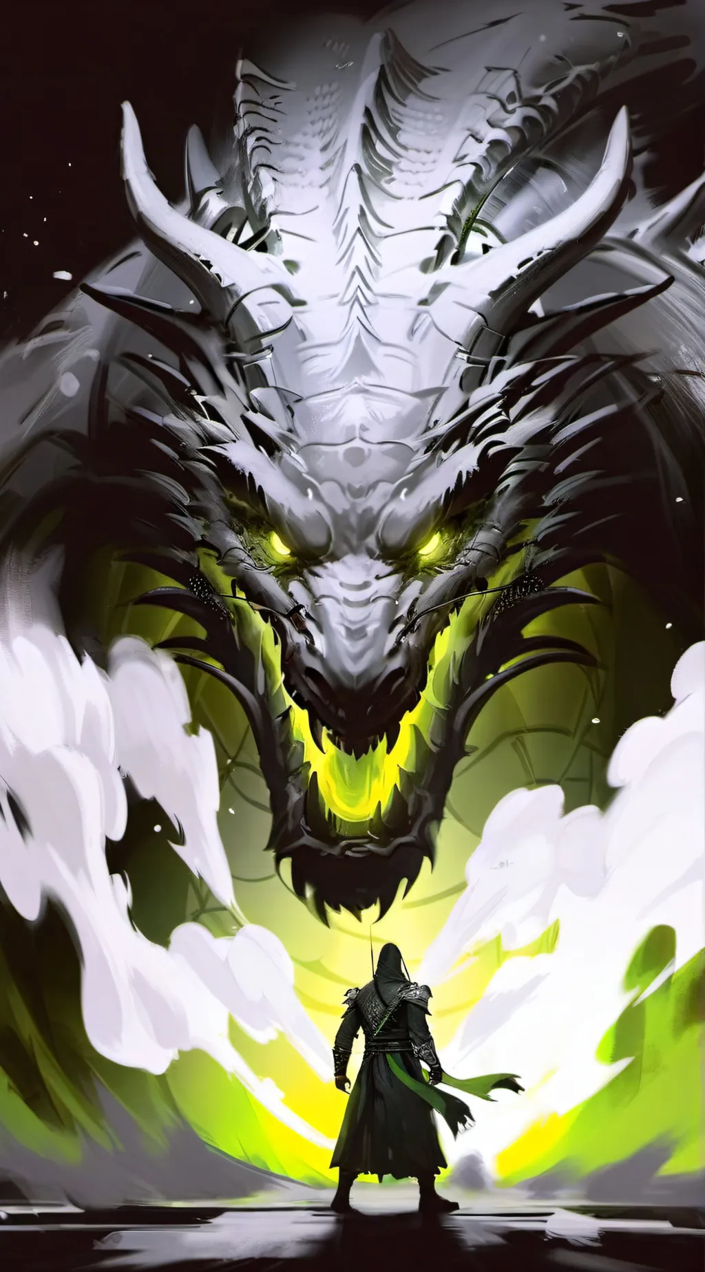 ai character: JJK Curse background