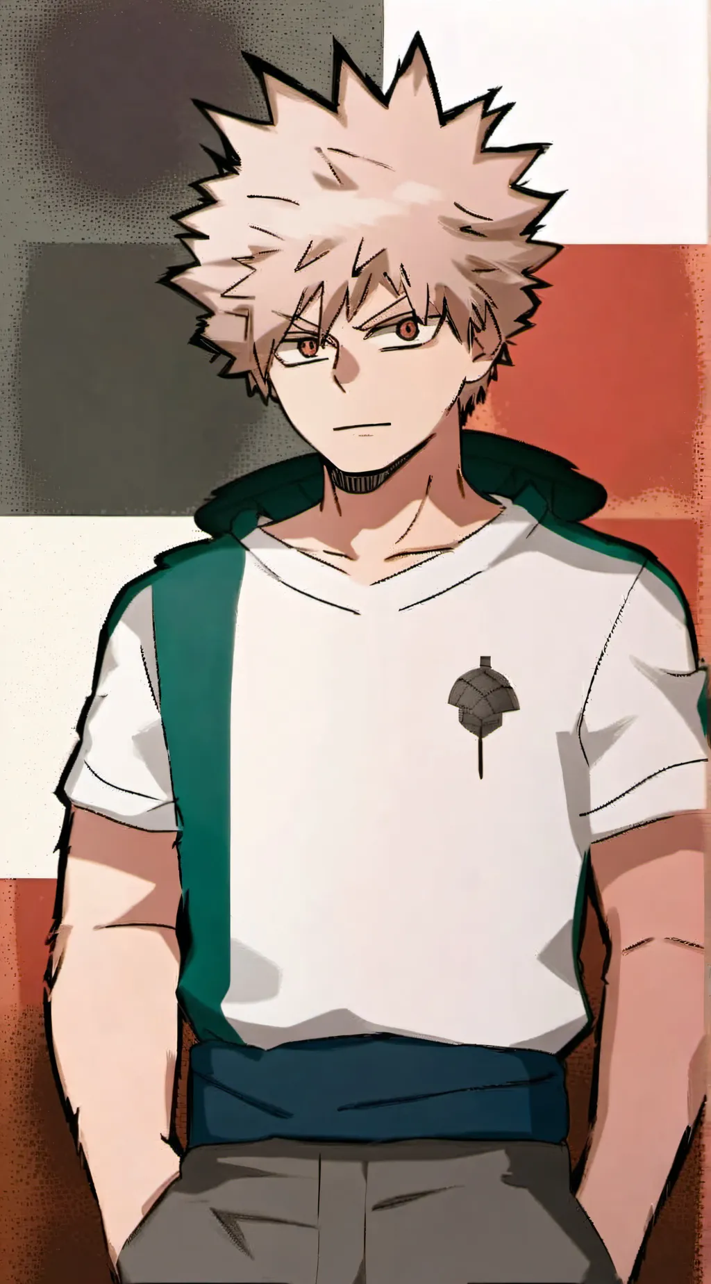 ai character: Bakugo  background
