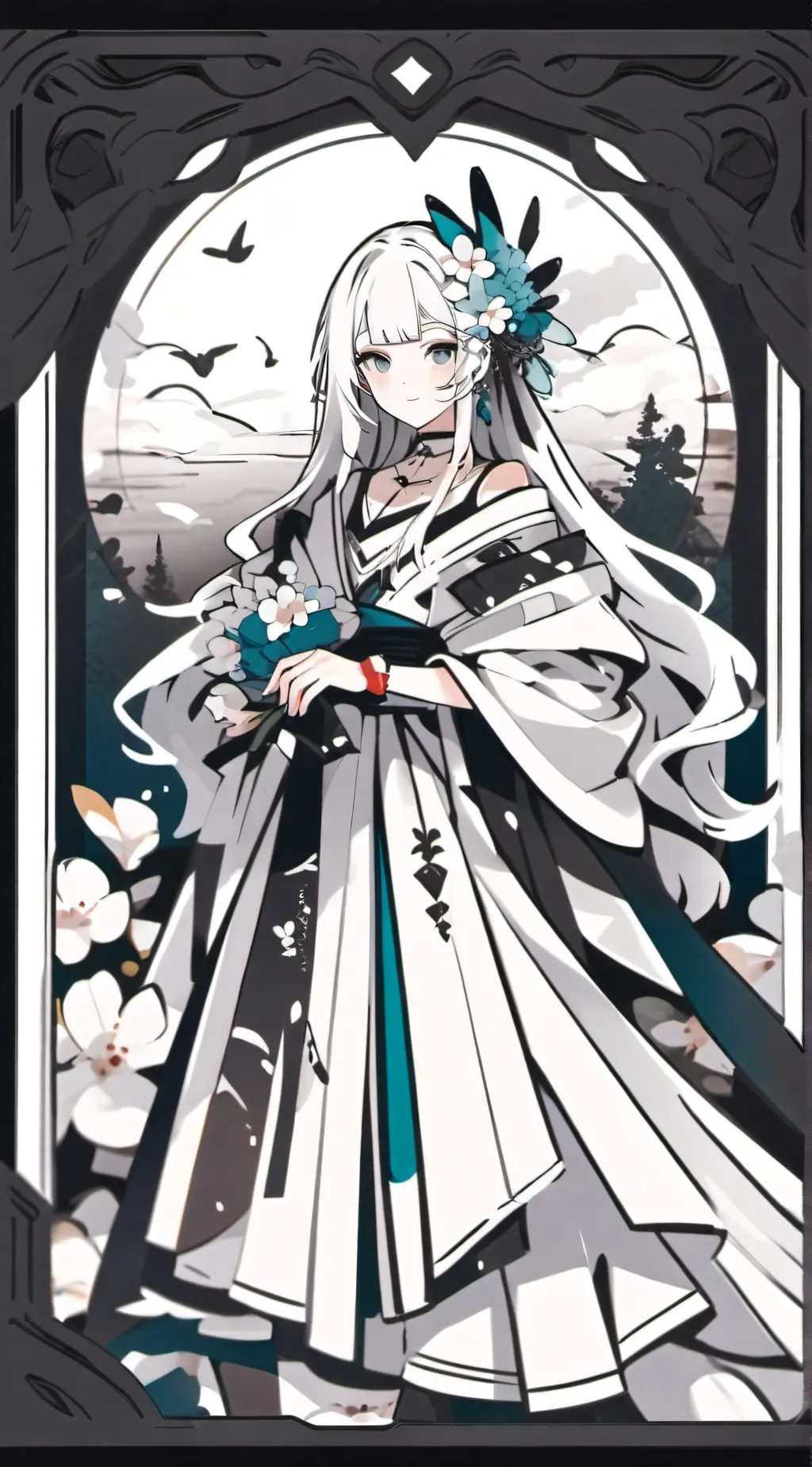 ai character: opal background