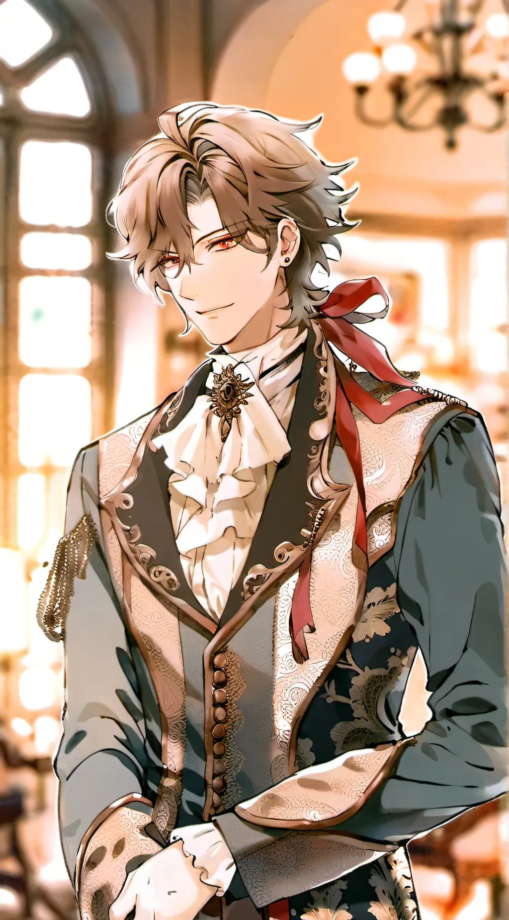 ai character: Bleu Berry background