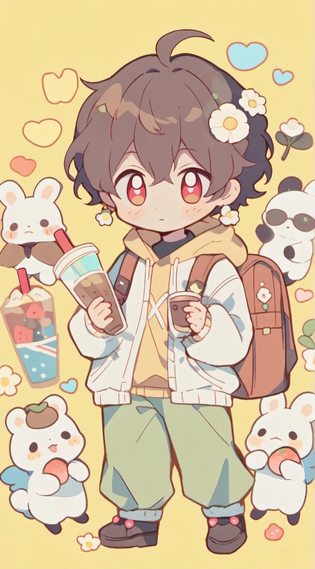 ai character: 💗MHA💗 background