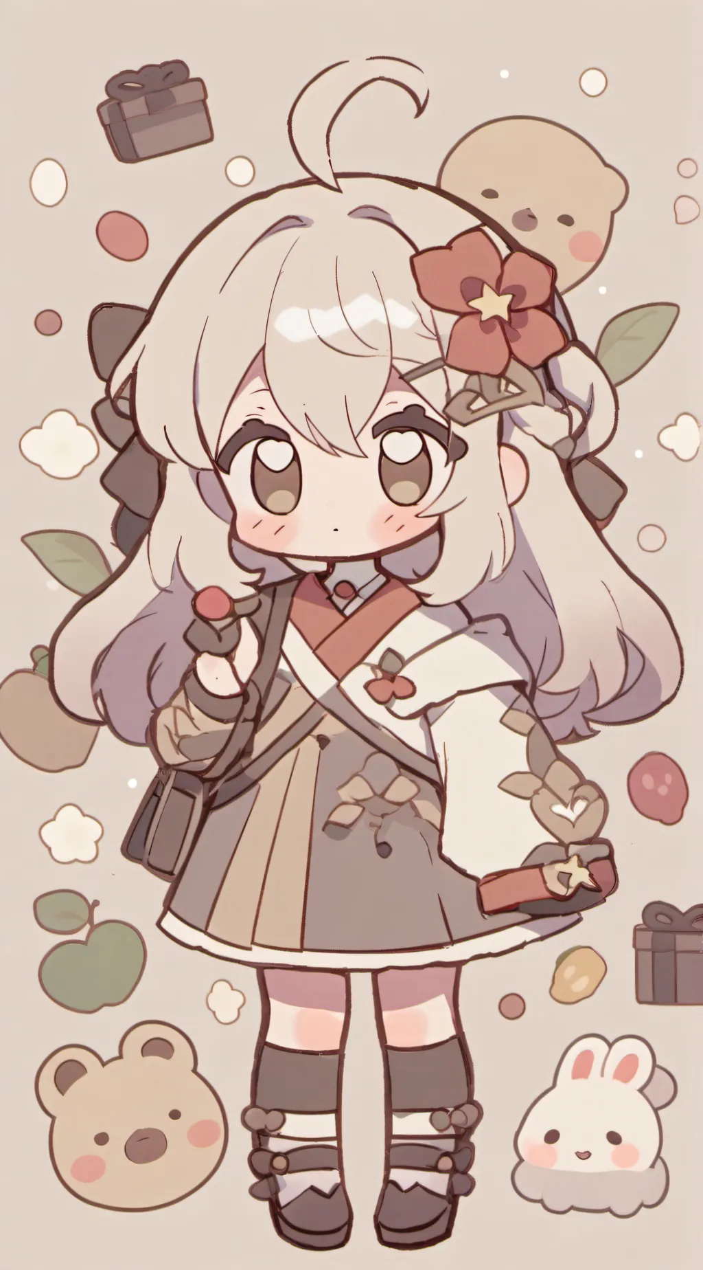 ai character: TodoBakudeku  background