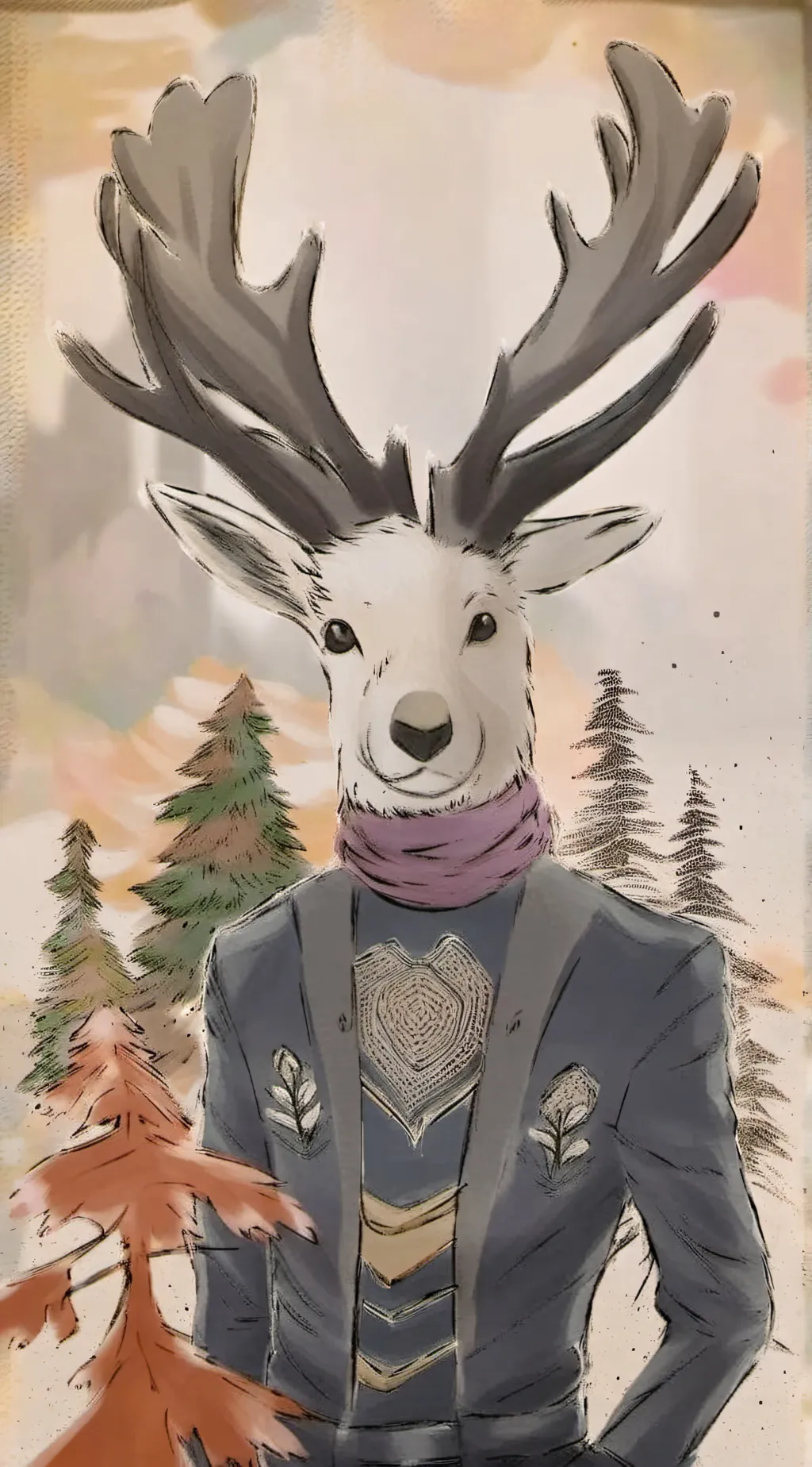 ai character: DUCK KING background