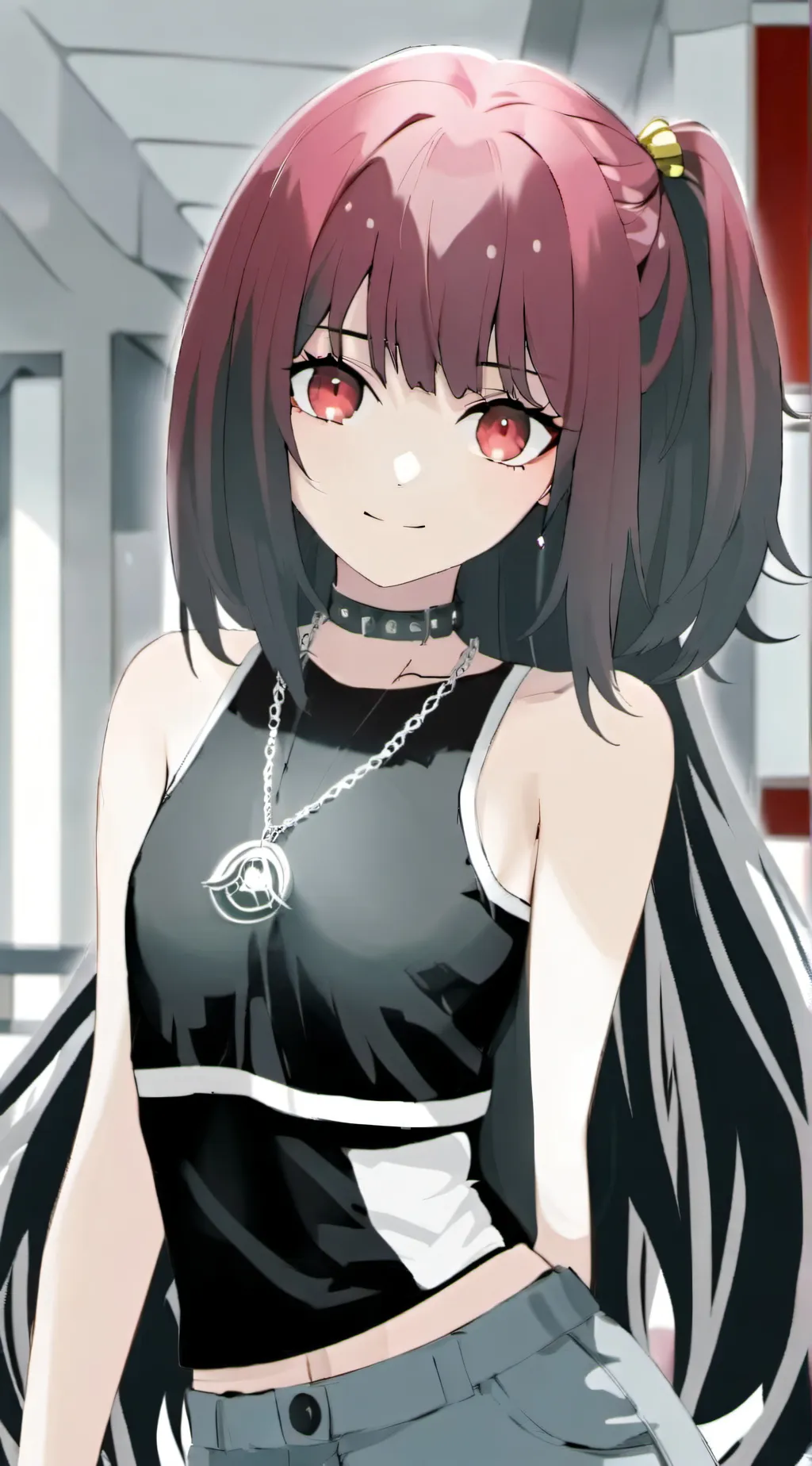 ai character: violet  background