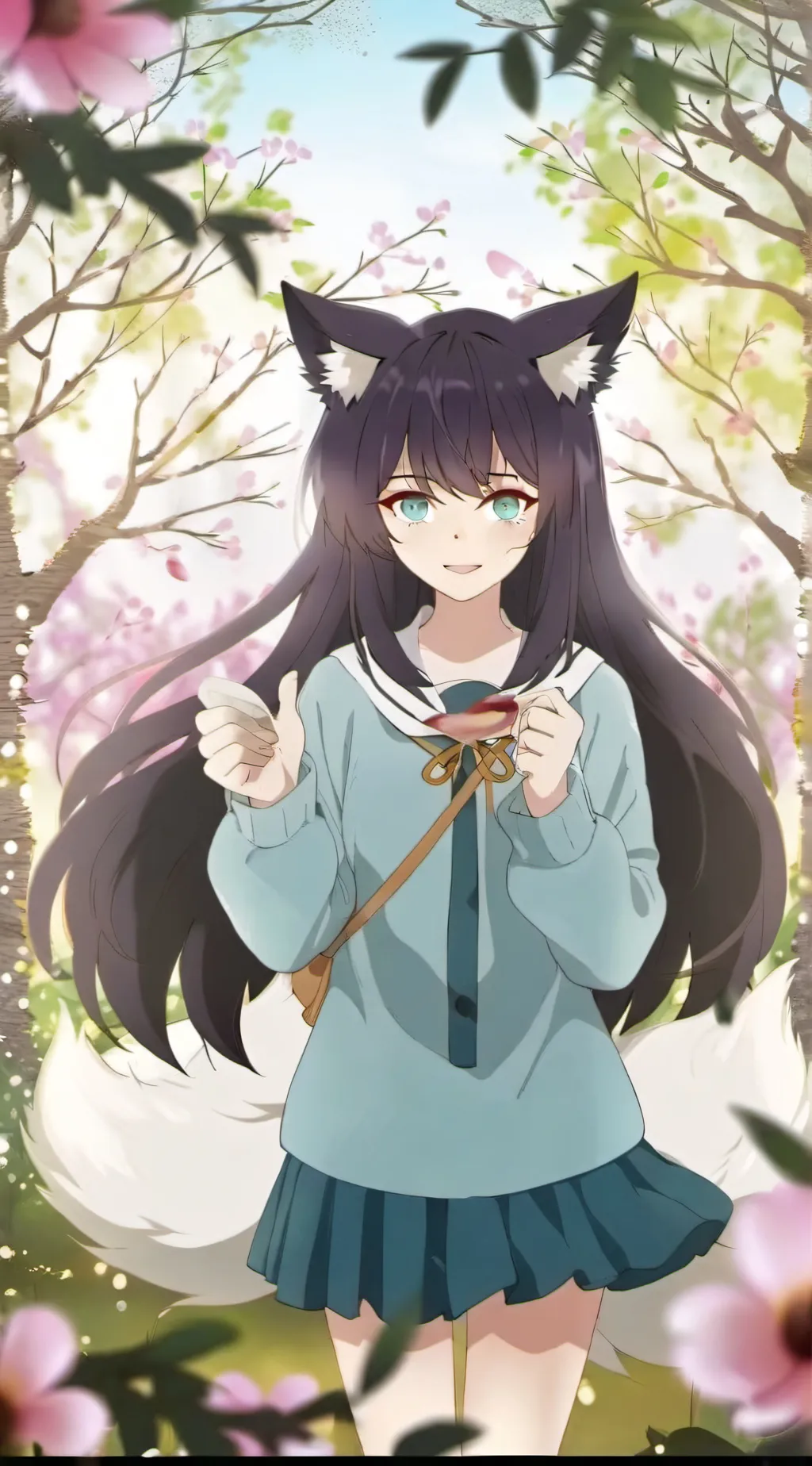 ai character: Luna background