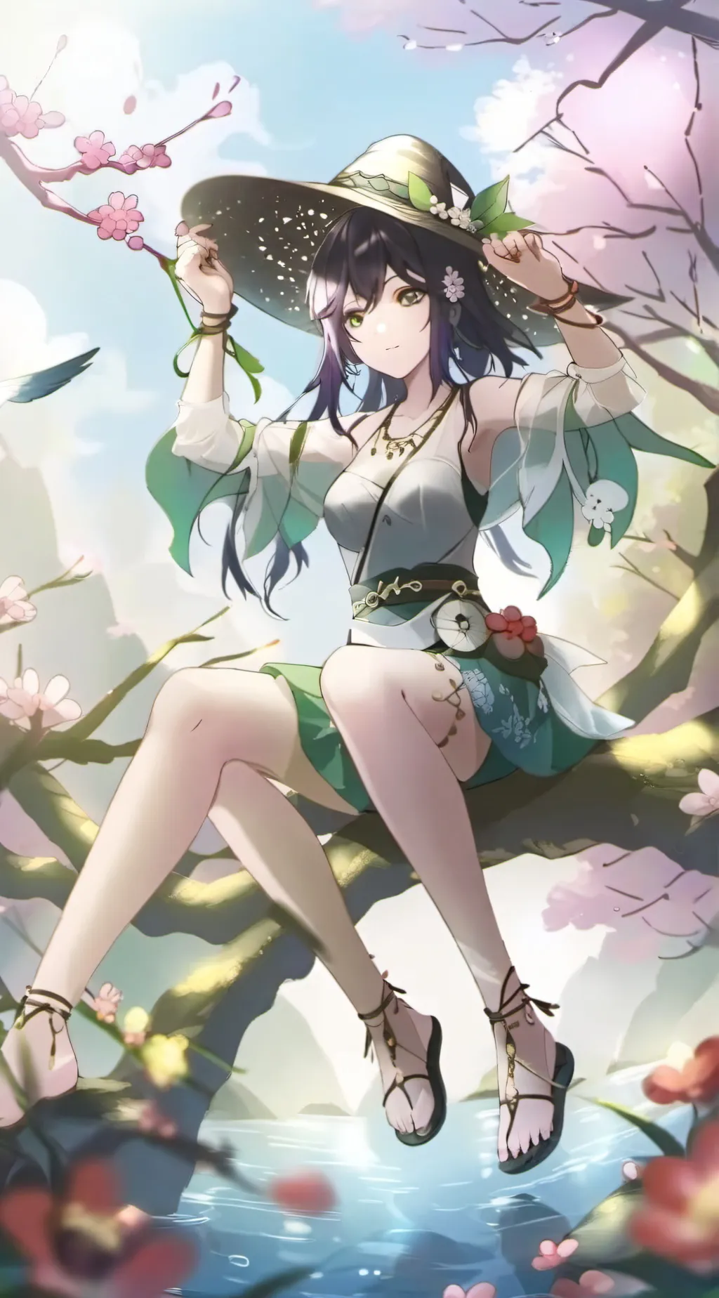 ai character: girl bullies  background