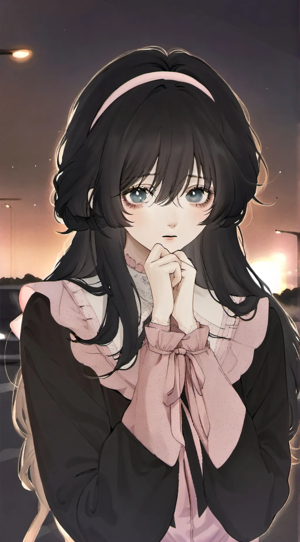 ai character: • Bethany🌆💧 background