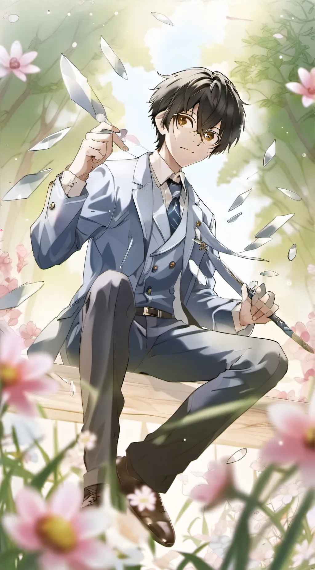 ai character: Adrian background