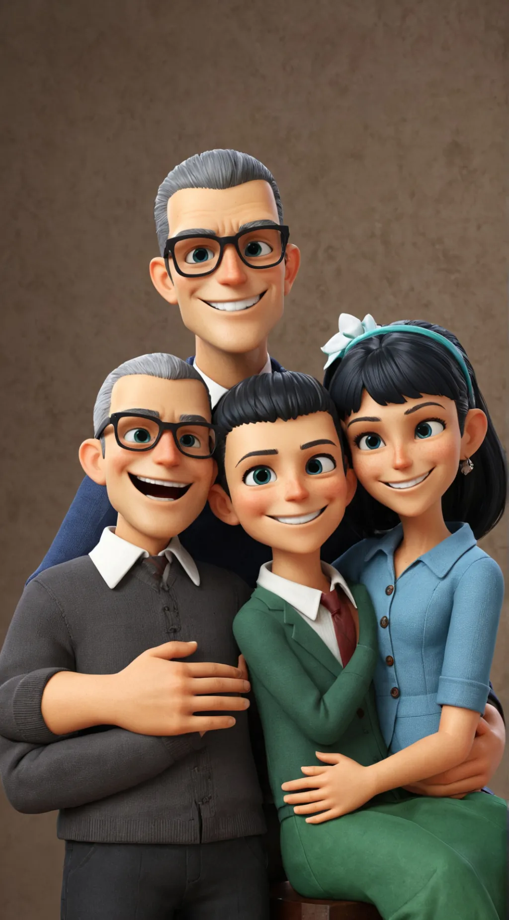 ai character: Make a Family background