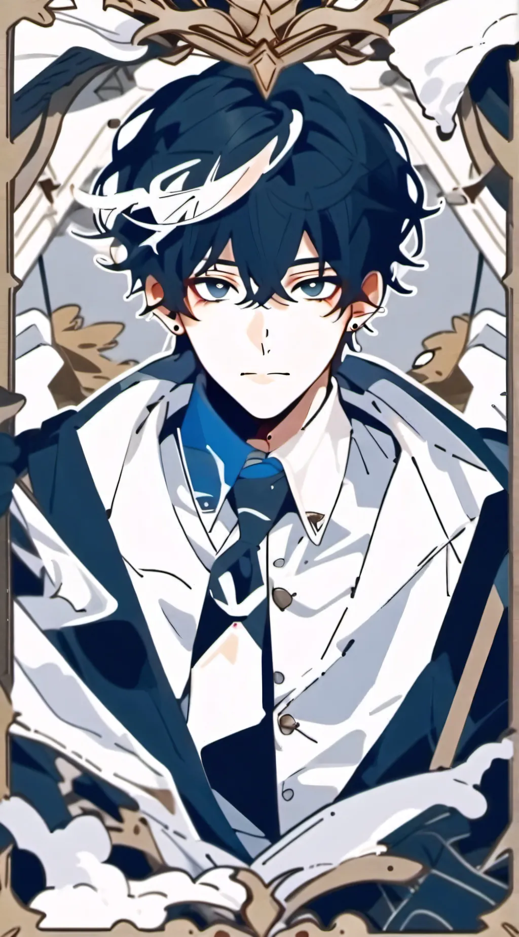 ai character: October  background